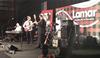 Great shot from the crowd of Governor Huckabee, Lamar and Steve Wariner.